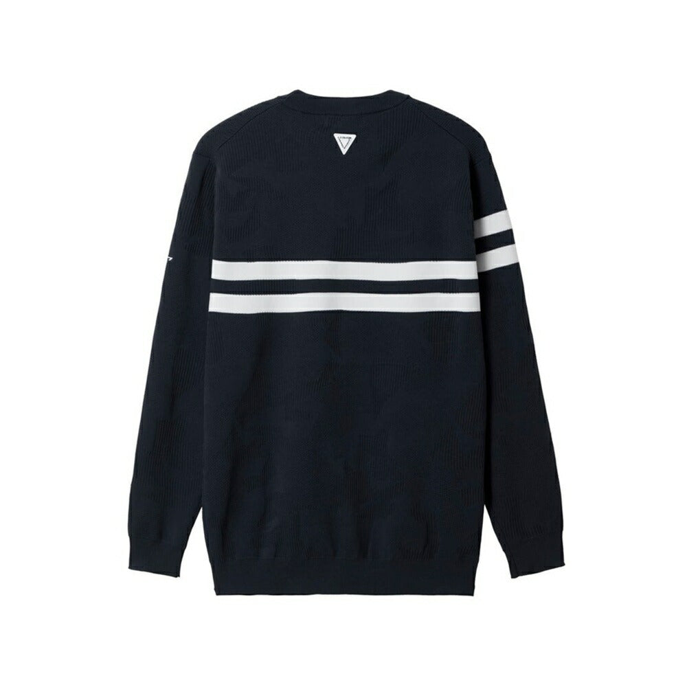 le coq sportif モザイク柄ジャガードセーター 25FW LG5FST00M