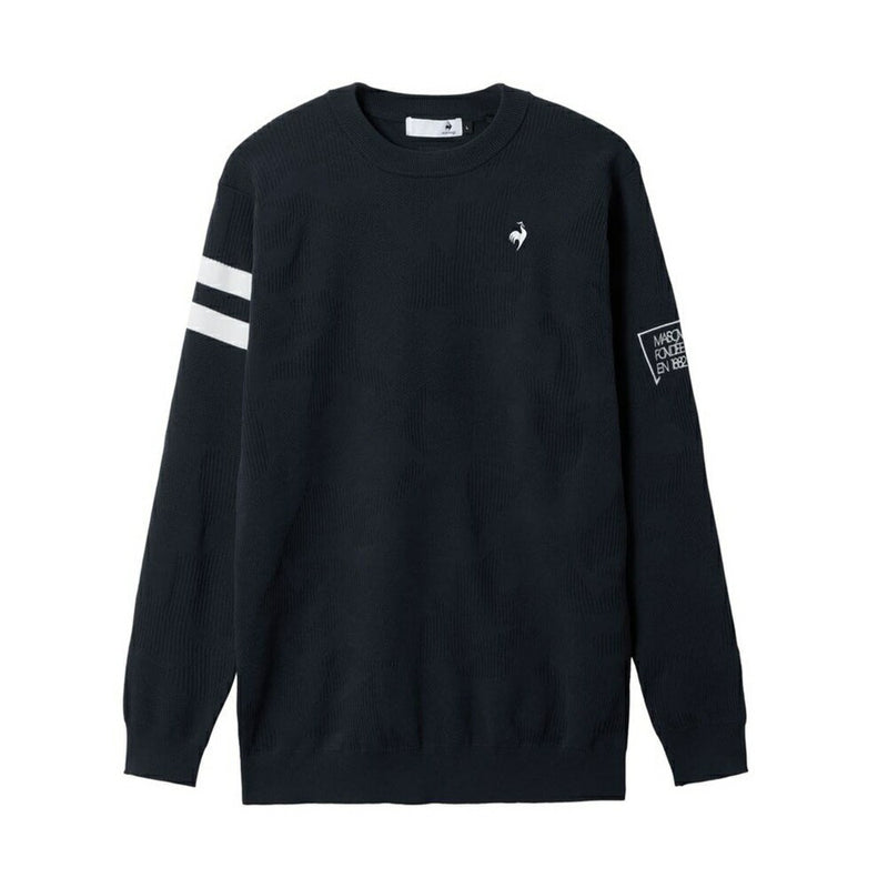 ベストスポーツ le coq sportif モザイク柄ジャガードセーター 25FW LG5FST00M