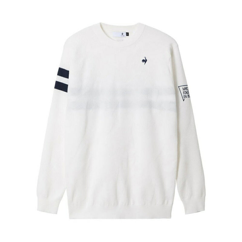 ベストスポーツ le coq sportif モザイク柄ジャガードセーター 25FW LG5FST00M