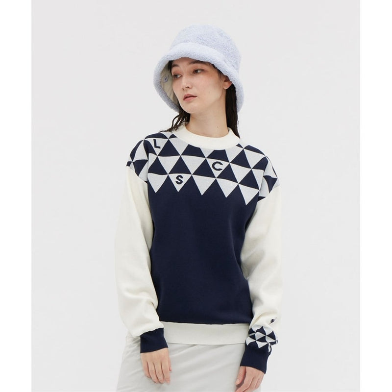 ベストスポーツ le coq sportif（ルコックスポルティフ）製品。le coq sportif 裏地付き防風モックネックセーター 25FW LG5FST01L