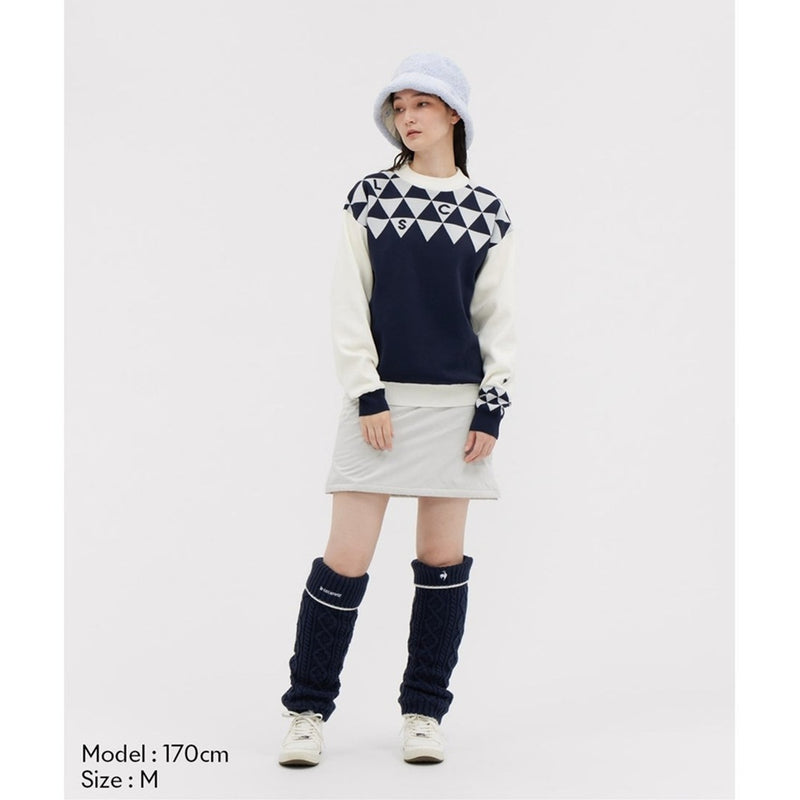 ベストスポーツ le coq sportif（ルコックスポルティフ）製品。le coq sportif 裏地付き防風モックネックセーター 25FW LG5FST01L