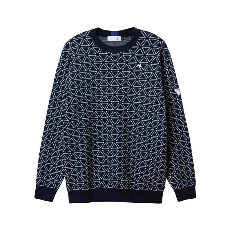 ベストスポーツ le coq sportif トライアングル柄セーター 25FW LG5FST80M