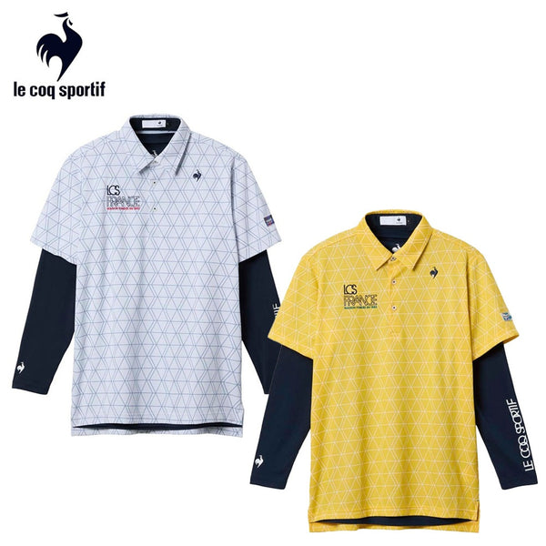 le coq sportif（ルコックスポルティフ） le coq sportif（ルコックスポルティフ）製品。le coq sportif インナー付半袖シャツ 25FW LG5FTZ00M