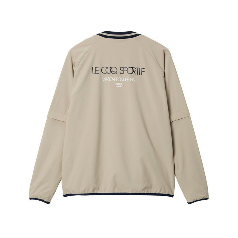 ベストスポーツ le coq sportif（ルコックスポルティフ）製品。le coq sportif 袖取り外し可能 プルオーバー2WAYブルゾン 25FW LG5FWB03M