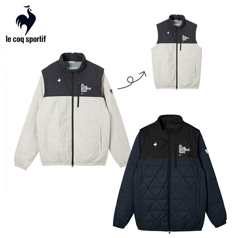 le coq sportif 【武井壮 着用】 ヒートナビ中わた2WAYブルゾン(袖