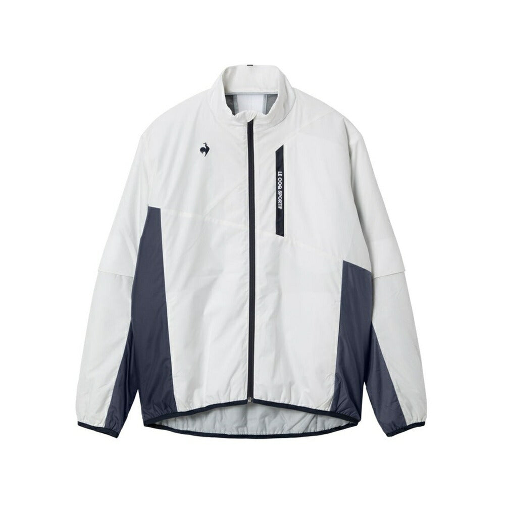 LE COQ SPORTIF韓国限定 新品スポーツジャケット ホワイト le coq sportif 【武井壮 着用】 ヒートナビストレッチプリーツ