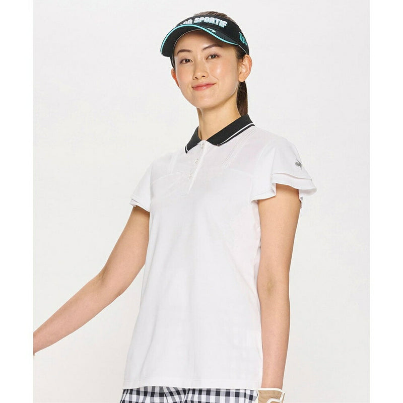 ベストスポーツ Le coq sportif（ルコックスポルティフ）製品。Le coq sportif (Aラインシルエット)キャップスリーブ半袖シャツ 25SS LG5SHS05L