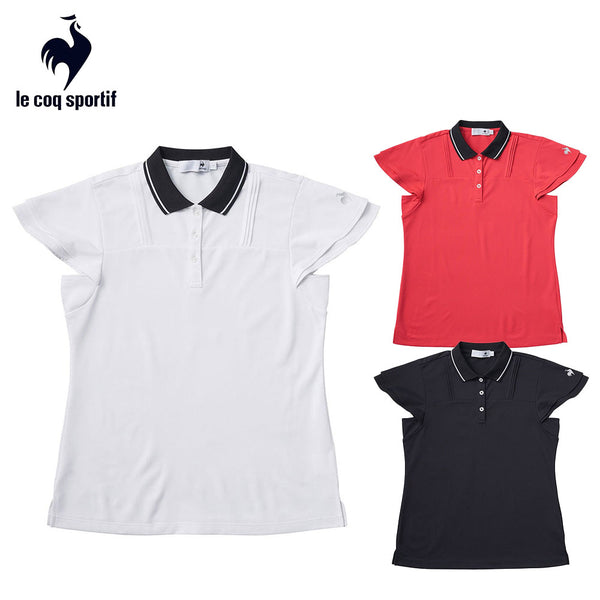 le coq sportif（ルコックスポルティフ） Le coq sportif（ルコックスポルティフ）製品。Le coq sportif (Aラインシルエット)キャップスリーブ半袖シャツ 25SS LG5SHS05L