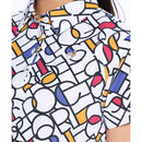 ベストスポーツ Le coq sportif（ルコックスポルティフ）製品。Le coq sportif カラーブロック総柄半袖シャツ 25SS LG5SHS07L