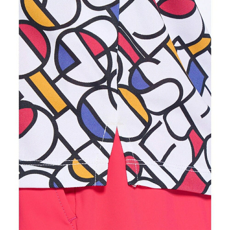 ベストスポーツ Le coq sportif（ルコックスポルティフ）製品。Le coq sportif カラーブロック総柄半袖シャツ 25SS LG5SHS07L