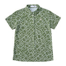 ベストスポーツ Le coq sportif カラーブロック総柄半袖シャツ 25SS LG5SHS07L