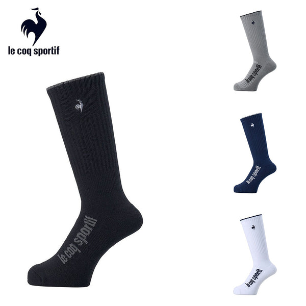 ゴルフ - ウェア le coq sportif（ルコックスポルティフ）製品。le coq sportif 定番レギュラー丈 箱入りソックス 25FW LG5SSO00M