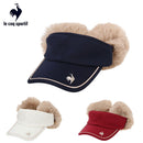 ベストスポーツ le coq sportif（ルコックスポルティフ）製品。le coq sportif 耳当て取り外し式サンバイザー 26FW LG6FCP50L