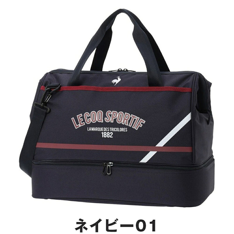 le coq sportif 二層式大開口ボストンバッグ シューズ収納対応 26FW