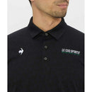 ベストスポーツ le coq sportif（ルコックスポルティフ）製品。le coq sportif Sunscreen NIR トライアングルジャカード半袖シャツ 26SS LG6SHS01M