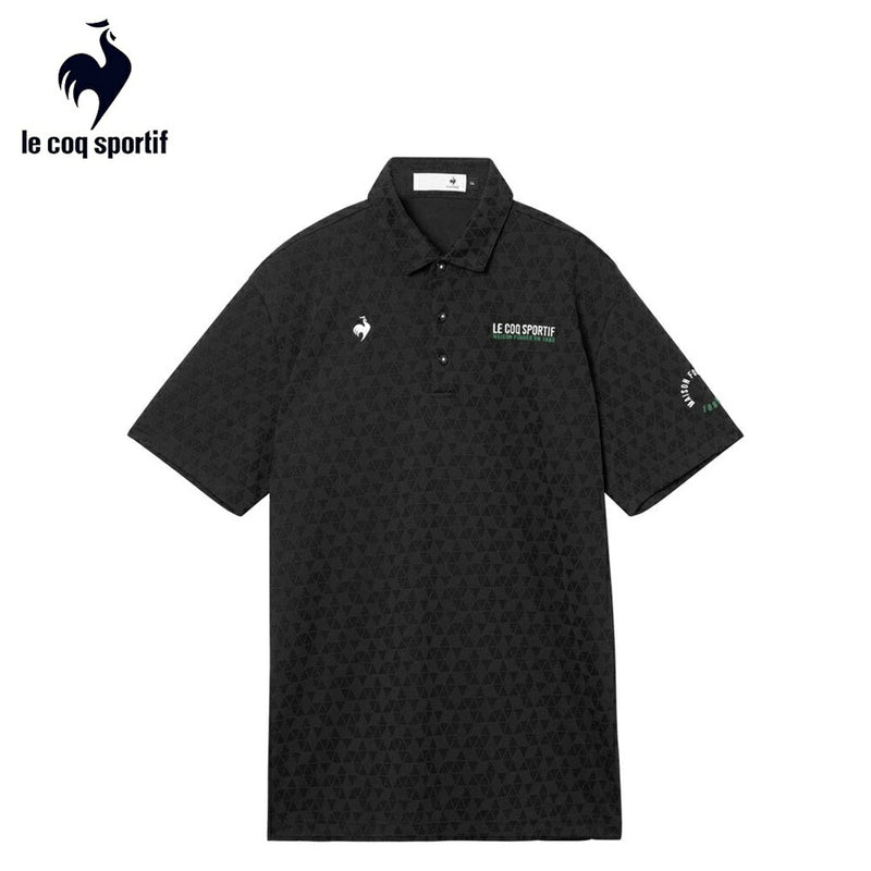 le coq sportif Sunscreen NIR トライアングルジャカード半袖シャツ