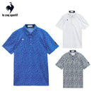 ベストスポーツ le coq sportif（ルコックスポルティフ）製品。le coq sportif Sunscreen NIR ミナモ柄半袖シャツ 26SS LG6SHS08M