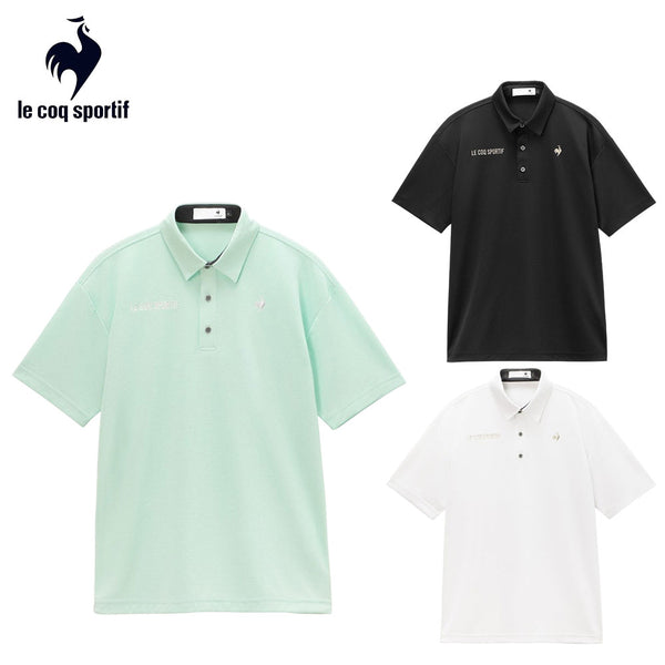 le coq sportif メッシュ調ワイドシルエット半袖シャツ 26SS LG6SHS13M