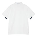 ベストスポーツ le coq sportif（ルコックスポルティフ）製品。le coq sportif Sunscreen NIR マーキングデザイン半袖モックネックシャツ 26SS LG6SHS51M