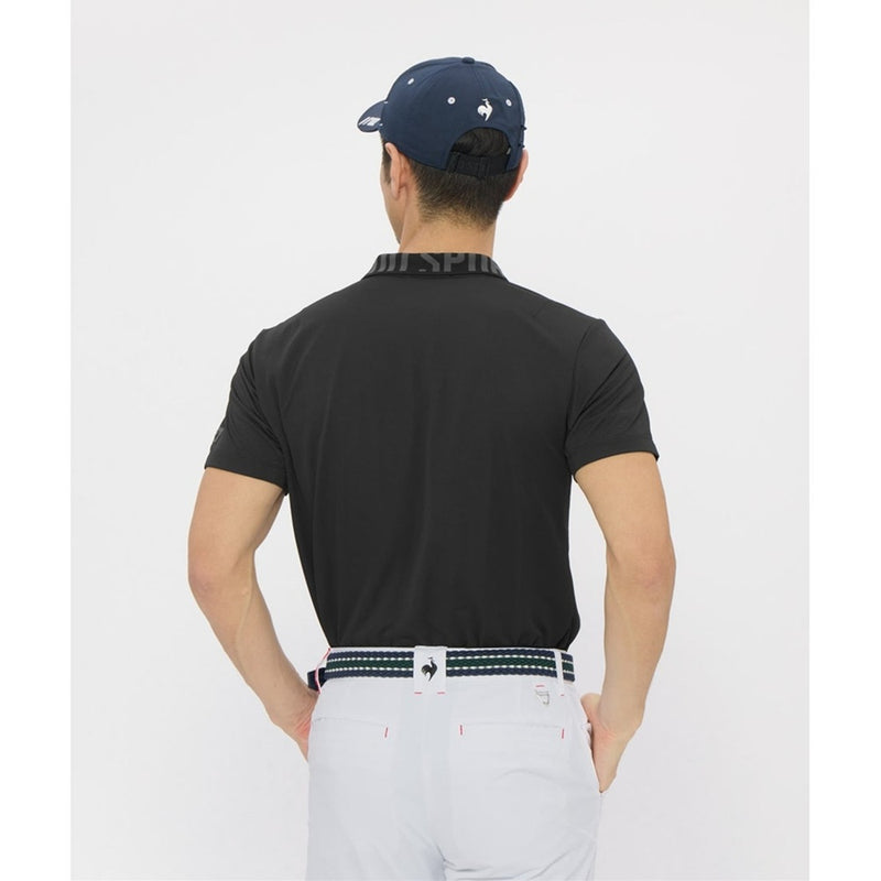 ルコックSPORTIF メンズゴルフシャツＬ le coq sportif 【武井壮 監修】 ストレスマッピング襟ロゴ半袖シャツ