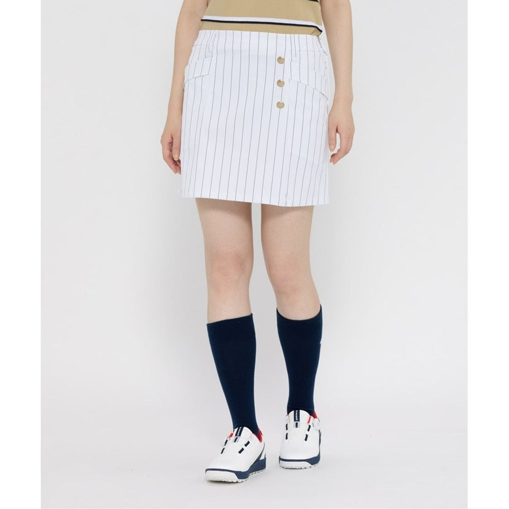 le coq sportif ストライプスカート 26SS LG6SSK01L | 自転車、ゴルフ