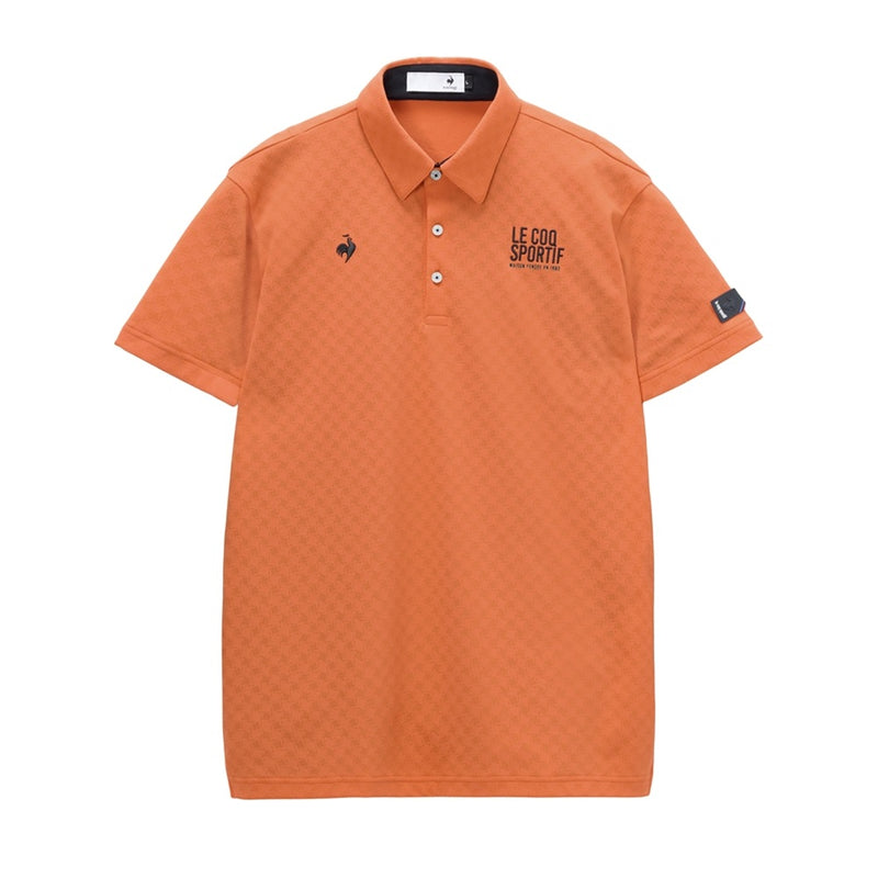 le coq sportif 3WAYチェックジャカード半袖シャツ＆インナーシャツ