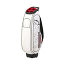 ベストスポーツ Le coq sportif（ルコックスポルティフ）製品。Le coq sportif ブラックトリコデザイン キャディバッグ オリジナルネームプレート付き 8.5型 24FW LG4FCB01L