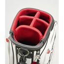 ベストスポーツ Le coq sportif（ルコックスポルティフ）製品。Le coq sportif ブラックトリコデザイン キャディバッグ オリジナルネームプレート付き 8.5型 24FW LG4FCB01L