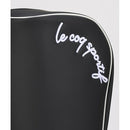 ベストスポーツ Le coq sportif（ルコックスポルティフ）製品。Le coq sportif ブラックトリコデザイン キャディバッグ オリジナルネームプレート付き 8.5型 24FW LG4FCB01L