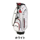 ベストスポーツ Le coq sportif（ルコックスポルティフ）製品。Le coq sportif ブラックトリコデザイン キャディバッグ オリジナルネームプレート付き 8.5型 24FW LG4FCB01L