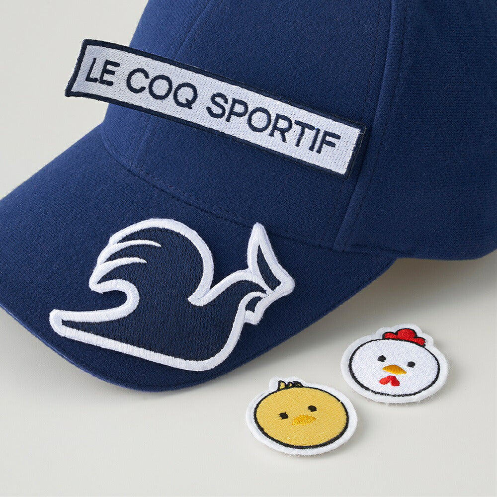 Le coq sportif キャラクターワッペン付きキャップ 24FW