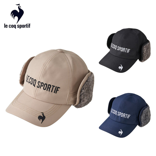 割引対象商品（3,000円以上） Le coq sportif（ルコックスポルティフ）製品。Le coq sportif 防寒耳当て付きキャップ 24FW LG4FCP12M