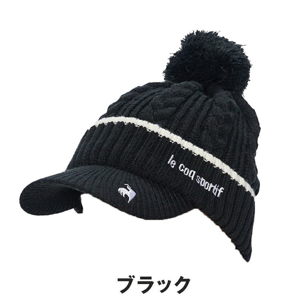 レザレクション　ゴルフ 防風　レイヤーロゴセーター Ｓニット帽 　ニット帽　Ｓ レザレクション ゴルフ 防風 レイヤーロゴセーター Sニット帽 ニット