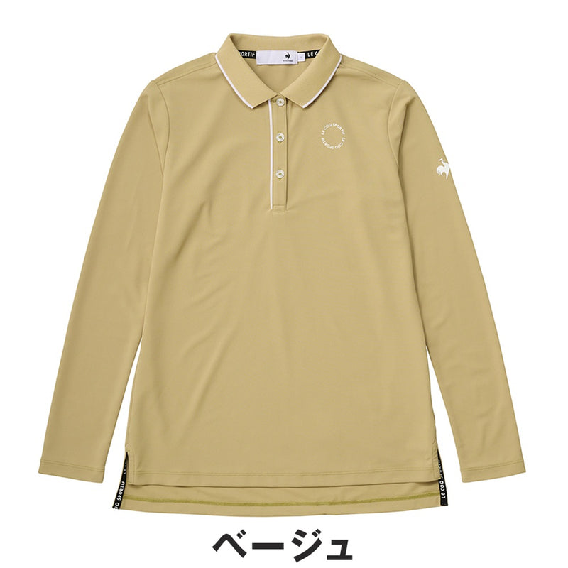 ベストスポーツ Le coq sportif（ルコックスポルティフ）製品。Le coq sportif 鹿の子長袖シャツ 24FW LG4FLS00L