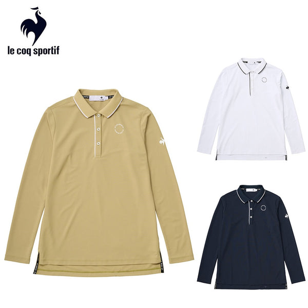 割引対象商品（3,000円以上） Le coq sportif（ルコックスポルティフ）製品。Le coq sportif 鹿の子長袖シャツ 24FW LG4FLS00L