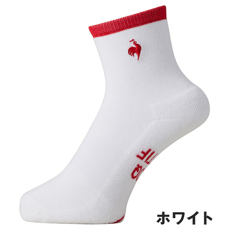 ベストスポーツ Le coq sportif（ルコックスポルティフ）製品。Le coq sportif キャラクターデザイン ショート丈ソックス 24FW LG4FSO05L