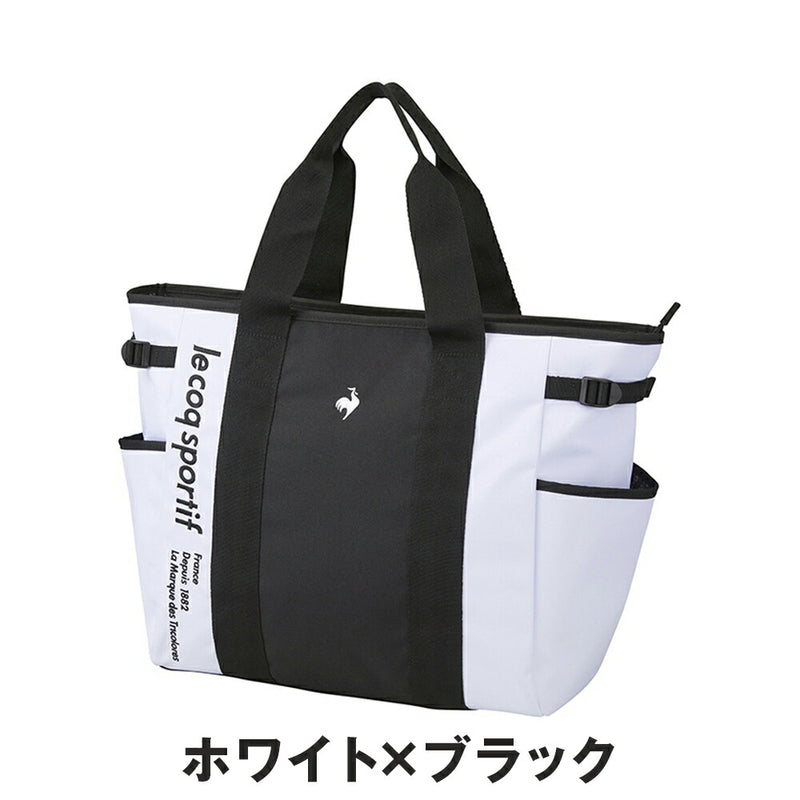 ベストスポーツ Le coq sportif（ルコックスポルティフ）製品。Le coq sportif スタイリッシュデザイン トートバッグ オリジナルロゴプリント裏地仕様 24FW LG4FTT01M