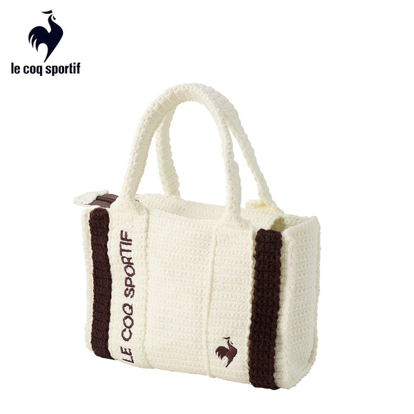 割引対象商品（3,000円以上） Le coq sportif（ルコックスポルティフ）製品。Le coq sportif クロシェ編み カートポーチ 24FW LG4FTT41L