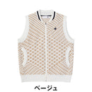 ベストスポーツ Le coq sportif（ルコックスポルティフ）製品。Le coq sportif フルジップニットベスト 24FW LG4FVE50L