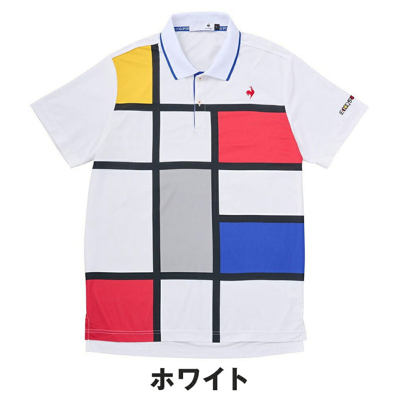 ベストスポーツ Le coq sportif（ルコックスポルティフ）製品。Le coq sportif カラーブロック大柄半袖シャツ 25SS LG5SHS02M