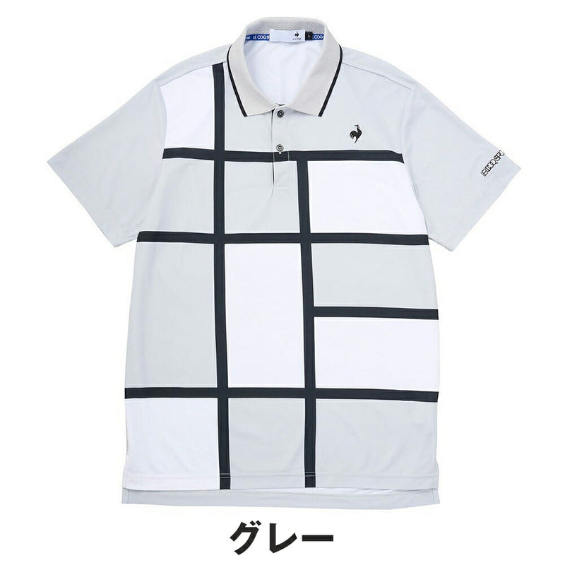 ベストスポーツ Le coq sportif（ルコックスポルティフ）製品。Le coq sportif カラーブロック大柄半袖シャツ 25SS LG5SHS02M