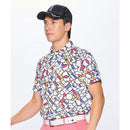 ベストスポーツ Le coq sportif（ルコックスポルティフ）製品。Le coq sportif カラーブロックグラフィック小柄半袖シャツ 25SS LG5SHS03M