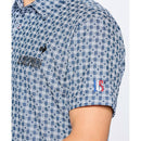 ベストスポーツ Le coq sportif（ルコックスポルティフ）製品。Le coq sportif モノグラム柄ジャガード半袖シャツ 25SS LG5SHS14M