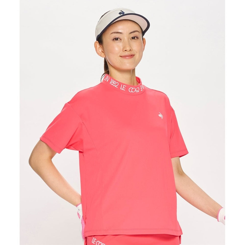 Le coq sportif ワイドシルエット モックネック半袖シャツ 25SS