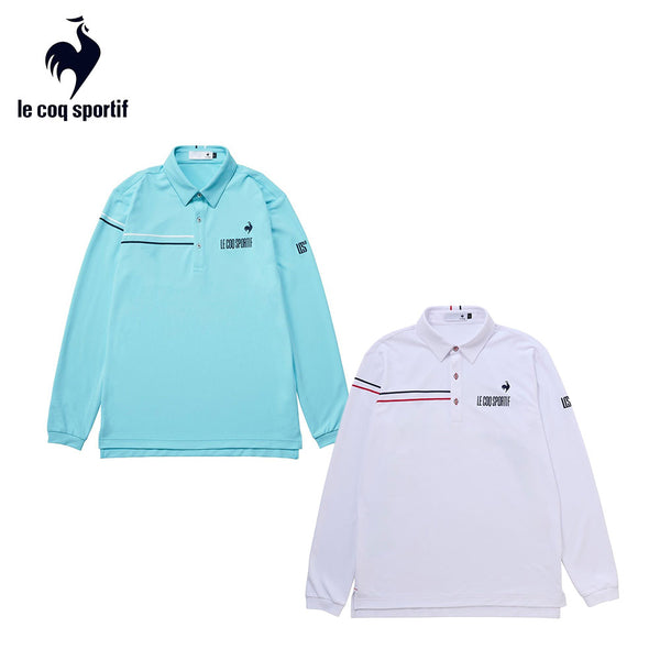 ゴルフ用品 2025年春夏 Le coq sportif（ルコックスポルティフ）製品。Le coq sportif 鹿の子長袖シャツ 25SS LG5SLS00M