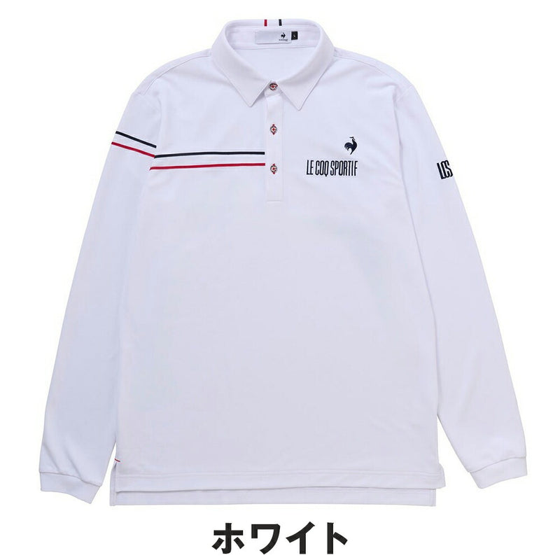 ベストスポーツ Le coq sportif（ルコックスポルティフ）製品。Le coq sportif 鹿の子長袖シャツ 25SS LG5SLS00M