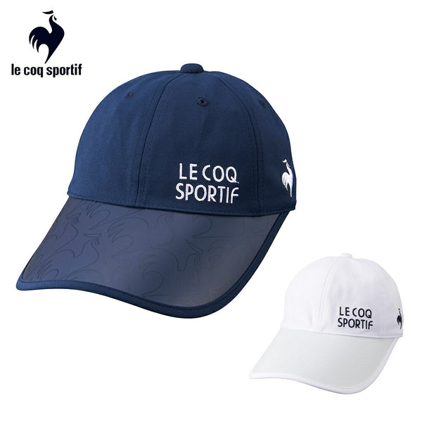 割引対象商品（3,000円以上） Le coq sportif（ルコックスポルティフ）製品。Le coq sportif つば広UVセルキャップ 24SS QGCXJC05