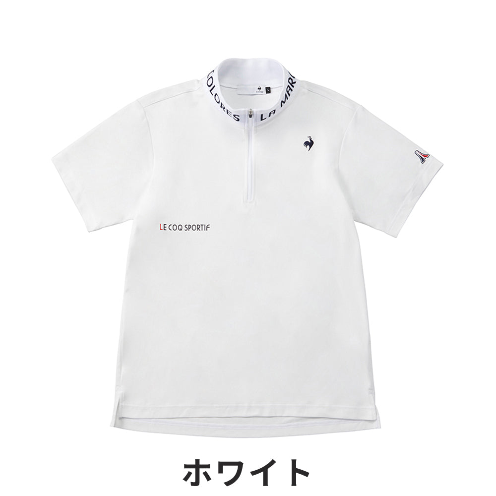 le coq sportif ストレッチフォーサー ハーフジップ半袖シャツ 24SS QGMXJA15 |  自転車、ゴルフ、アウトドアのベストスポーツ本店