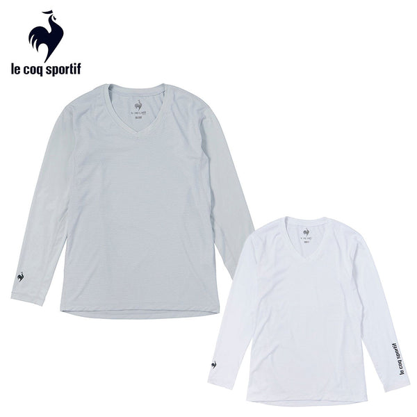 商品 Le coq sportif（ルコックスポルティフ）製品。Le coq sportif ストレッチフォーサー Vネックメッシュアンダーシャツ 25SS QGMXJM01