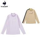 ベストスポーツ le coq sportif（ルコックスポルティフ）製品。le coq sportif RIJOUME アシンメトリーフロントロゴ長袖モックネックシャツ 23FW QGWWJB21